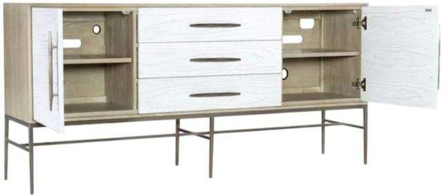 Hooker® Furniture Cascade Chalk/Terrain Entertainment Console-3