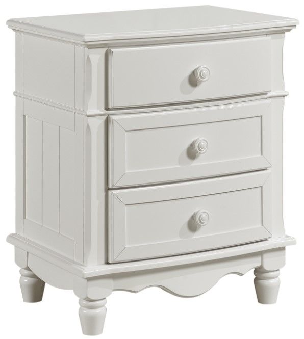 Homelegance® Clementine White Youth Nightstand-0