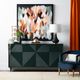 Crestview Collection Evergreen Green Four Door Sideboard-1