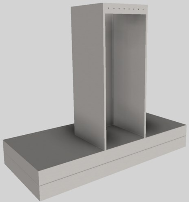 Vent-A-Hood® K Series 42" Stainless Steel Contemporary Wall Mounted Range Hood-4