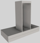 Vent-A-Hood® K Series 42" Stainless Steel Contemporary Wall Mounted Range Hood-4