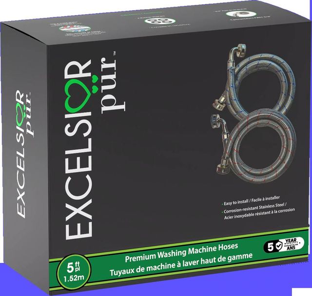 Exelsior® Stainless Steel Washer Hose Kit-1