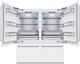 ZLINE 72" 39.6 Cu. Ft. White Matte Built-In French Door Refrigerator with Water Dispensers and Ice Makers-1