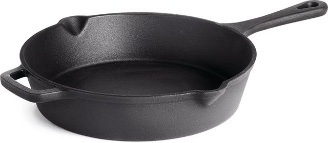 Napoleon Black Cast Iron Frying Pan-0