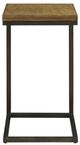 Powell® Barnes Brown C-Table with Black Base-3
