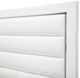 Michael Amini® State St. Glossy White/White California King Upholstered Panel Bed-3