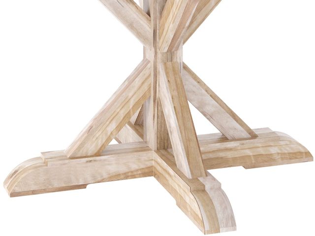 Canadel Customizable Loft Natural Washed Round Pedestal Dining Table-1