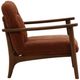 Dovetail Furniture Talesa Brown/Canna Rust Occasional Chair-2