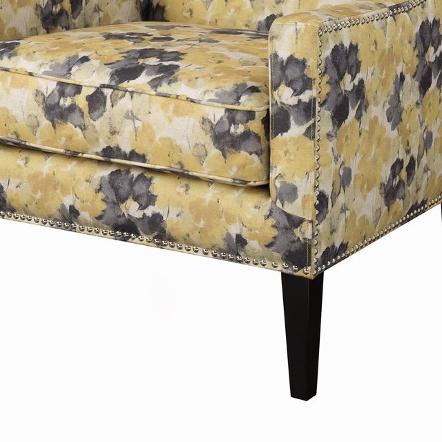 Olliix by Madison Park Yellow Barton Wing Chair-2