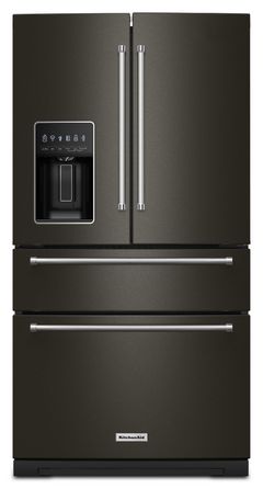 KitchenAid® 36 in. 26.2 Cu. Ft. Black Stainless Steel French Door Refrigerator