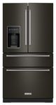 KitchenAid® 36 in. 26.2 Cu. Ft. Black Stainless Steel French Door Refrigerator-0