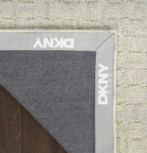 Nourison Home™ DKNY Pure Grids Light Blue 5'x7' Area Rug-2