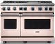 Viking® 7 Series 48'' Blush Pro Style Gas Range with Griddle-3