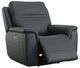 Flexsteel® Sawyer Dark Blue Power Recliner with Power Headrest and Lumbar-1