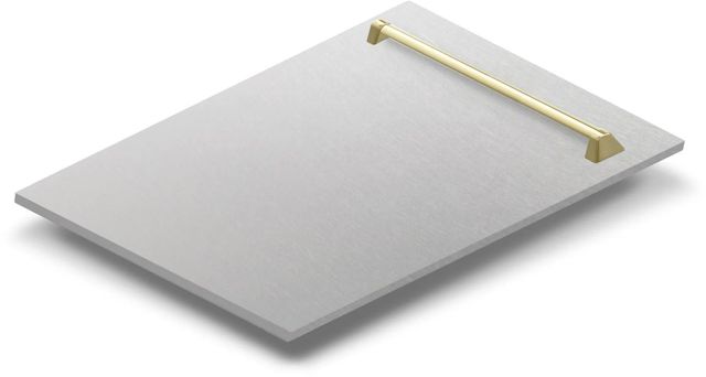 ZLINE Autograph Edition Tallac 18" Fingerprint Resistant Satin Stainless Steel Dishwasher Panel-3