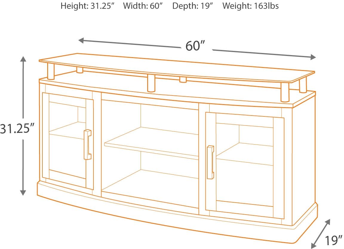 Signature Design by Ashley® Chanceen Dark Brown 60