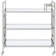 Elements International Ezra Chrome Serving Bar Cart-1