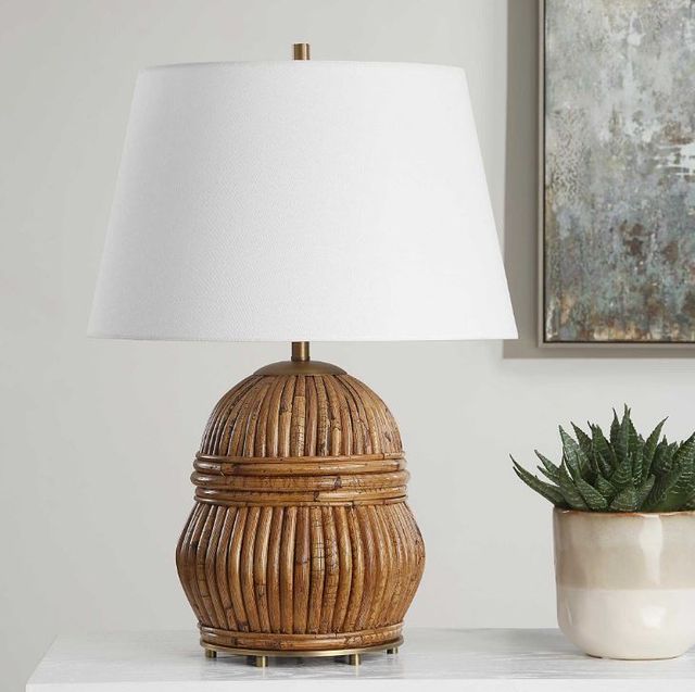 Uttermost® Reed Warm Honey Table Lamp-1