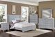 Vaughan-Bassett Bonanza Blue/Gray King Upholstered Panel Bed-1