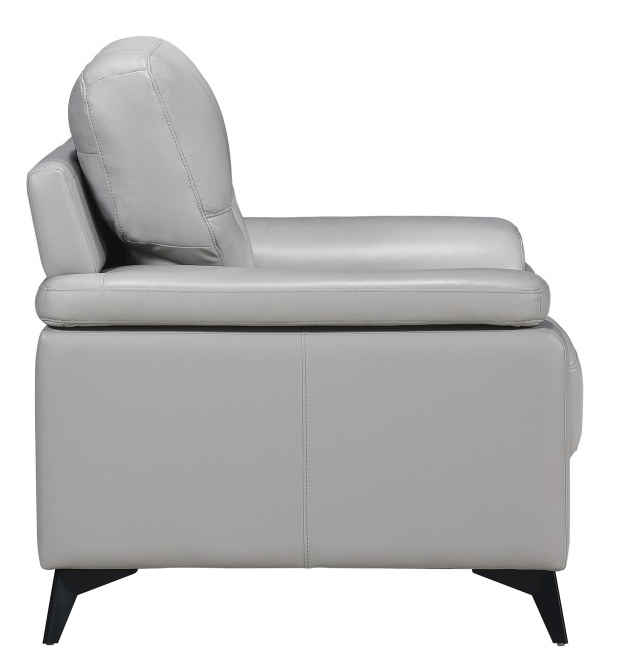 Mazin Furniture Mischa Silver Gray Loveseat-2