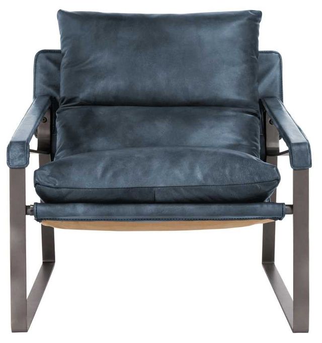 Classic Home Morgan Ocean Blue Accent Chair-2