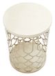 Michael Amini® La Marisia Creamy Pearl Chairside Table-2