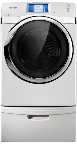 Samsung Front Load Electric Dryer-White-0
