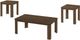 Monarch Specialties Inc. 3 Piece Walnut Table Set-0