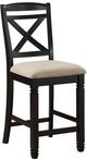 Homelegance® Baywater Black Counter Height Chair-0