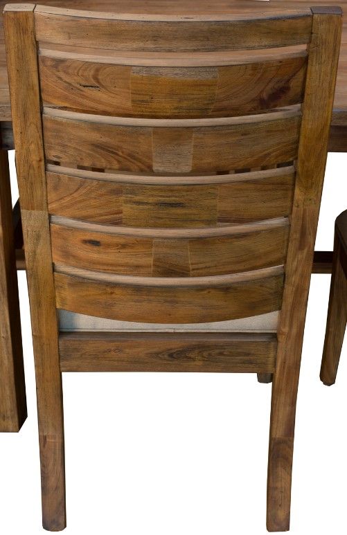 A-America® Anacortes Salvage Mahogany Ladderback Dining Side Chair-1