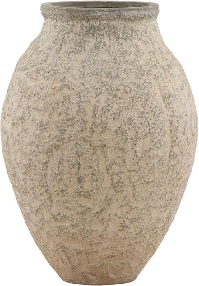 Dovetail Furniture Lleyton Beige Small Planter-0