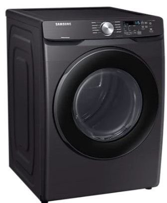 Samsung 7.5 Cu. Ft. Black Stainless Steel Front Load Electric Dryer-2
