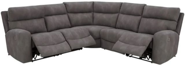 Signature Design by Ashley® Next-Gen DuraPella 5-Piece Slate Power Reclining Sectional-1