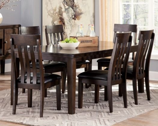Signature Design by Ashley® Haddigan 7 Piece Dark Brown Dining Set-3