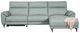 Furniture of America® Theola Pale Blue Power Reclining Sectional with Right Chaise-0