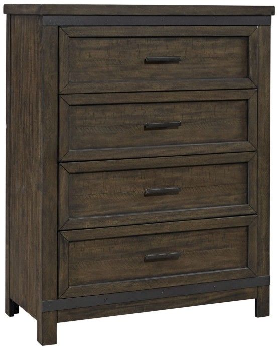 Liberty Furniture Thornwood Hills Rock Beaten Brown Youth Chest-0
