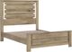 Signature Design by Ashley® Brozmont Tan Queen Platform Panel Bed-2