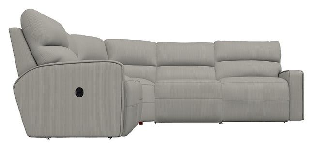 La-Z-Boy® Maddox 5-Piece Pebble Curve Manual Reclining Sectional-1