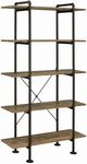 ACME Furniture Nefo Black/Rustic Oak Bookshelf-0