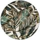 A & B Home Multi-Colored Botanical Print Plastic Charger Plate-0