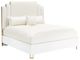 Michael Amini® Palm Gate Cloud White Upholstered Eastern King Platform Bed-0