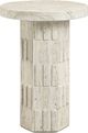 TOV Furniture Asta Travertine Concrete Indoor/Outdoor Side Table-3