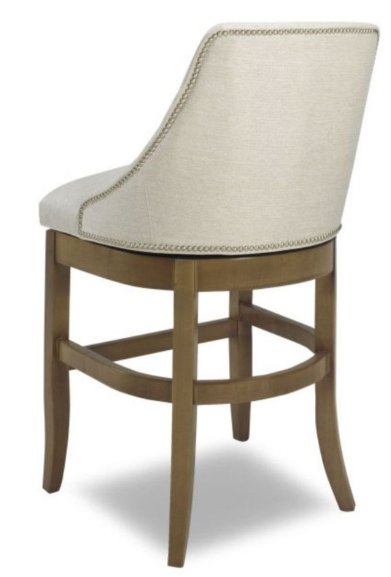 Parker Southern Maxon Cappuccino/Harper Oyster Bar Swivel Stool-1
