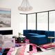 TOV Furniture Callie 2-Piece Navy Right Arm Facing L-Shaped Sectional-1
