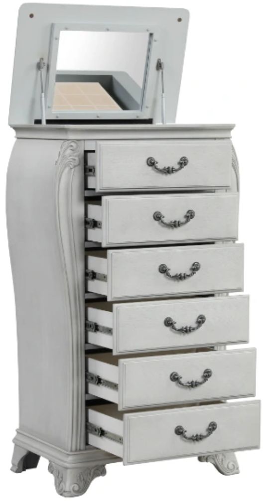 New Classic® Home Furnishings Cambria Hills Mist Gray Jewerly Chest-3