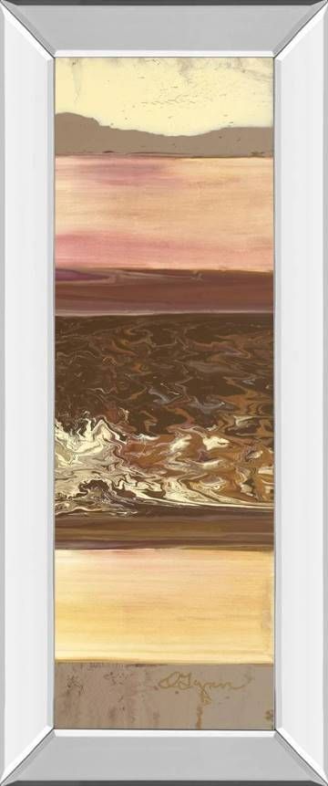 Classy Art Down Under II by Dlynn Roll Mirrored Frame Wall Art-0