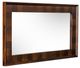 VIG Furniture Modrest Shane Dark Acacia Mirror-0