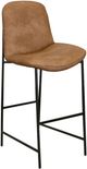 International Furniture Direct America Caramel Upholstered Barstool-0