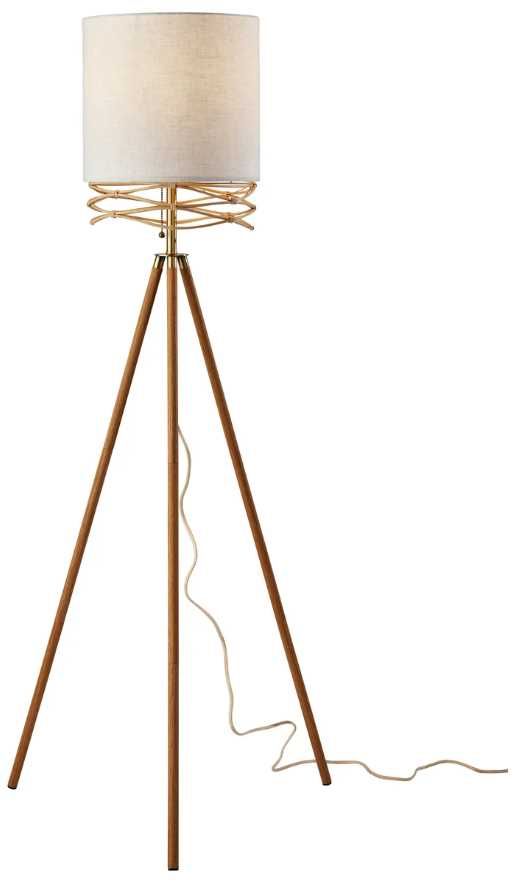 Adesso® Melanie Natural Floor Lamp-0