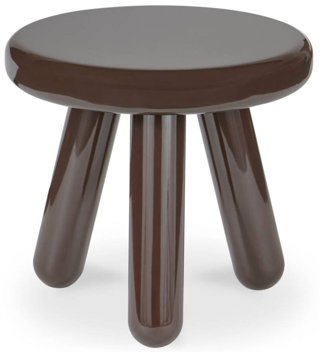 Moe's Home Collection Joy Dark Brown Lacquer Accent Table-1